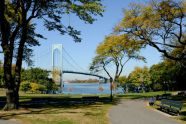 Francis Lewis Park in the fall 