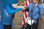 Blue is for plastic 