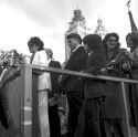 Unveiling of Strawberry Fields Sign 