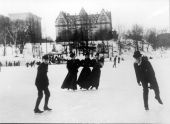 Ice skating at 72nd Street Lake 