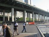 The bike path near Pier I. 