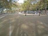 Soccer field facing north. 