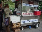 Only vegan pushcart in New York City (at least, on Parks property!) 