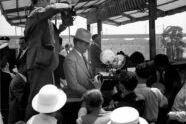 Dedication ceremonies for the Triborough Bridge 
