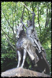 Photo of King Wladyslaw Jagiello statue in Central Park